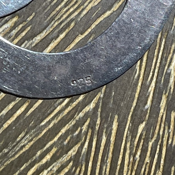 925 Sterling Silver Dangling Earrings - Picture 3 of 4